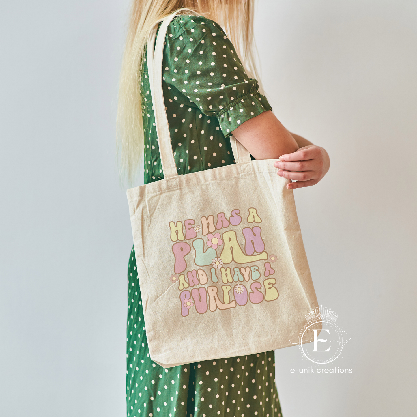 He Has A Plan And I Have A Purpose Tote Bag