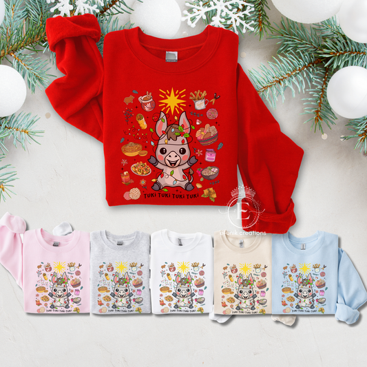Mi Burrito Sabanero Mexican Christmas Sweatshirt