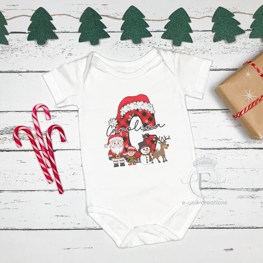 Custom Christmas Letter Santa Sweatshirt-Tshirt