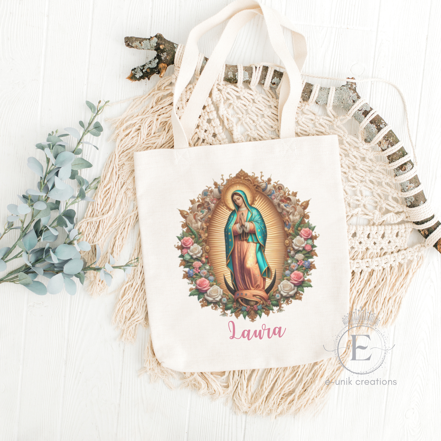 Our Lady Of Guadalupe Personalized Tote Bag