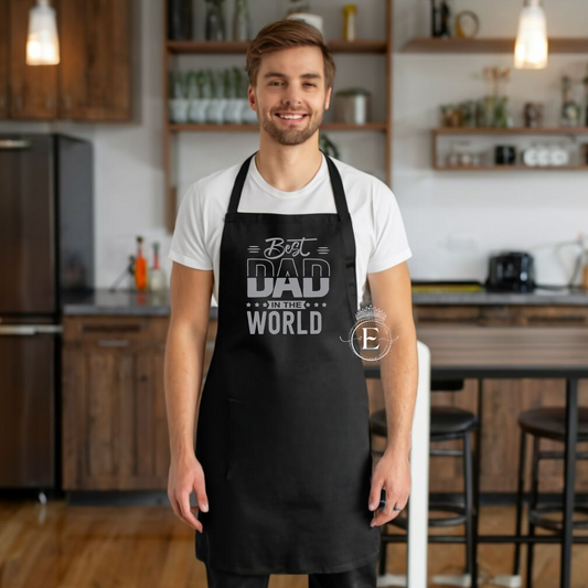 Best Dad In The World Cooking And Grilling Apron