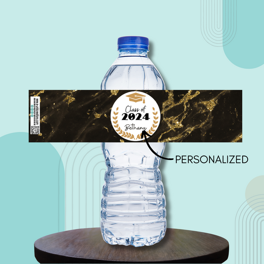 Graduation Water Bottle Labels