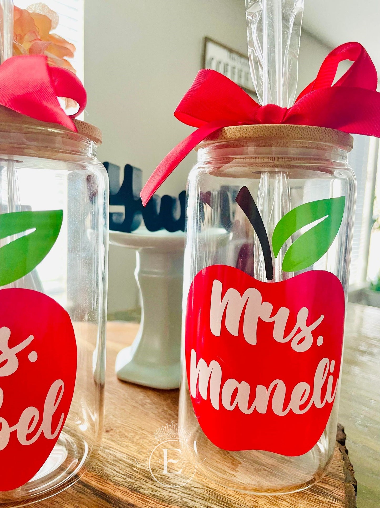Teacher Glass Iced Coffee Cup