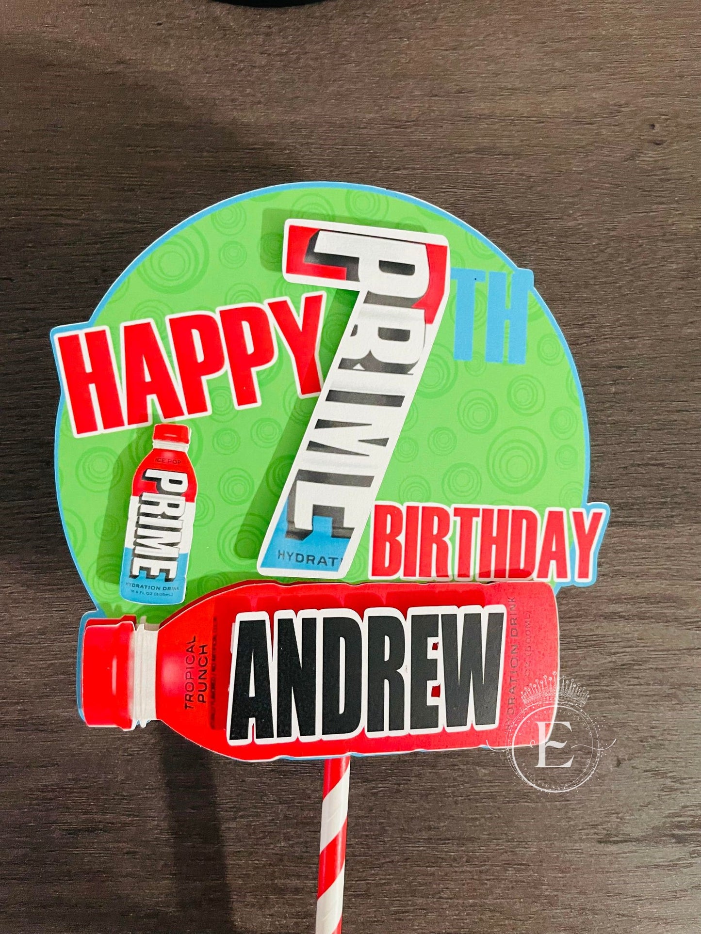 Prime Cake Topper