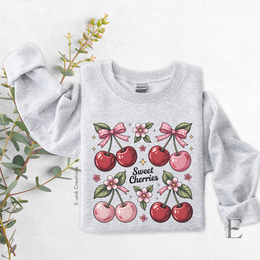 Coquette Cherry Sweatshirt