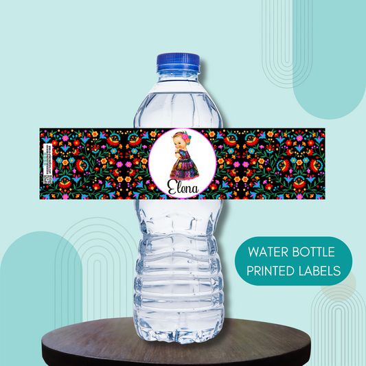 Chiapaneca Water Bottle Labels. 24pcs