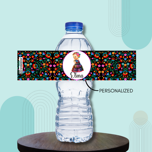 Chiapaneca Water Bottle Labels. 24pcs