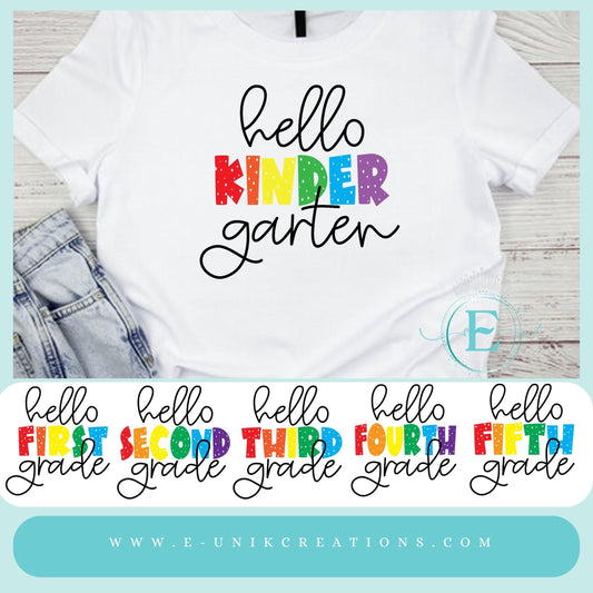 Hello Grade Classic T-shirt