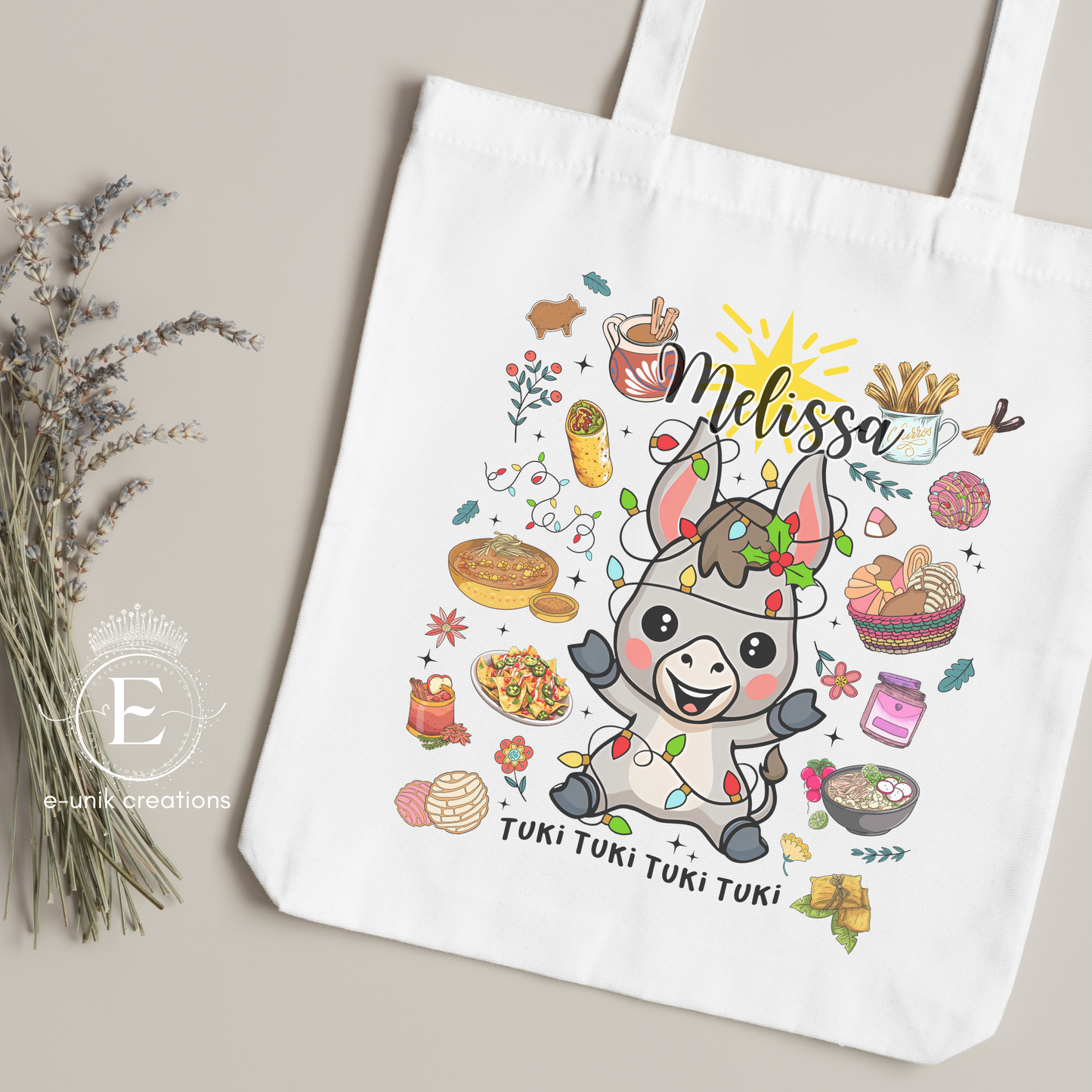 Mi Burrito Sabanero Personalized Tote Bag