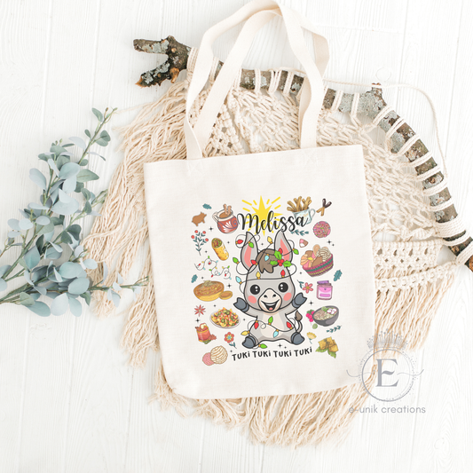 Mi Burrito Sabanero Personalized Tote Bag