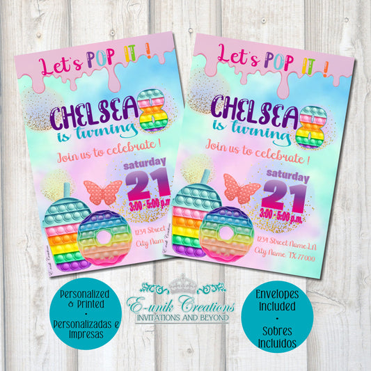 Custom Orders Printed Invites