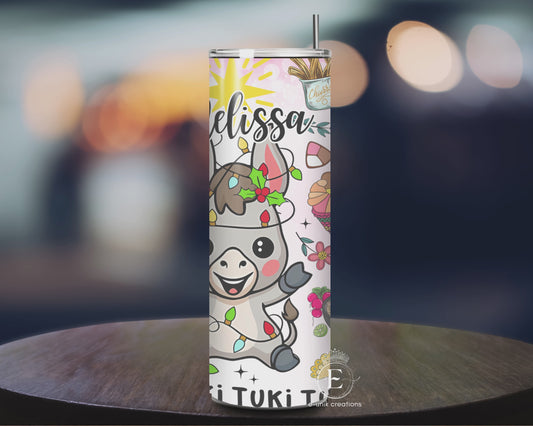 Mi Burrito Sabanero Personalized Skinny Tumbler 20oz