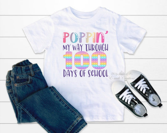 Poppin' 100 Days Of School - Pastel