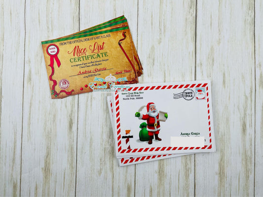 Nice List Certificate From Santa