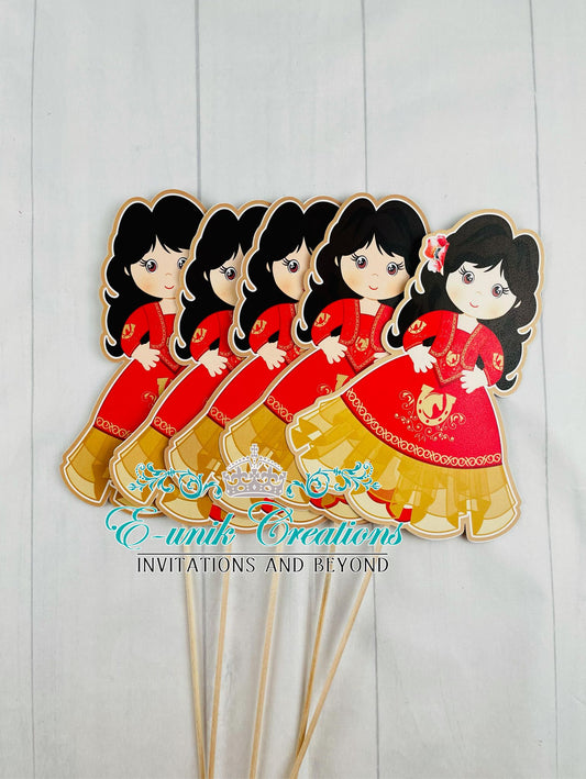 Charra Girl Centerpieces Sticks
