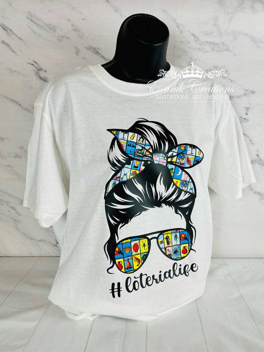 Loteria Messy Bun T-shirt