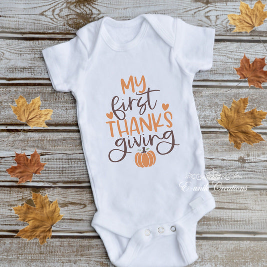 My First Thanksgiving Body Suit