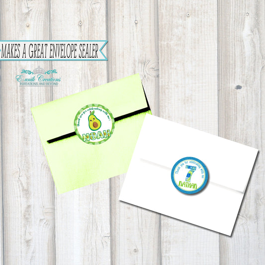 Avocado Party Stickers