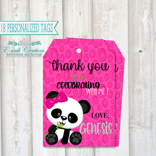 Panda Girl Tags