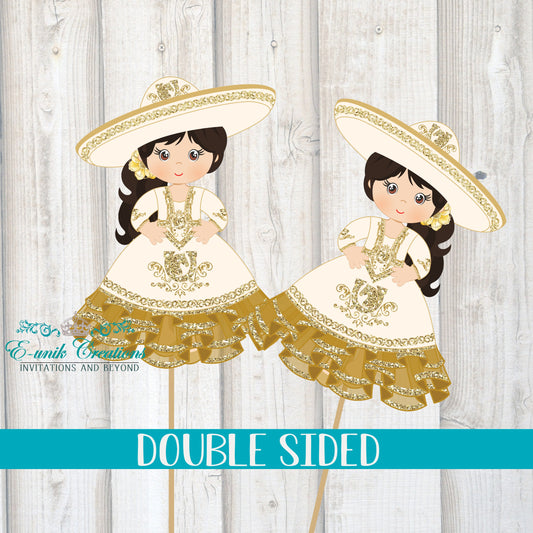 Gold Charra Centerpieces Sticks