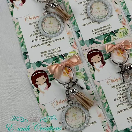 First Communion Keychain Favors