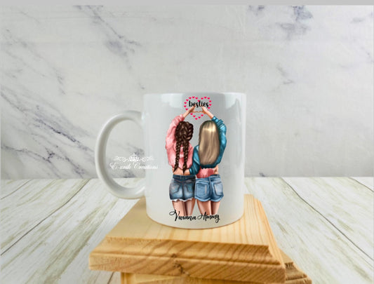 Besties Personalized Mug