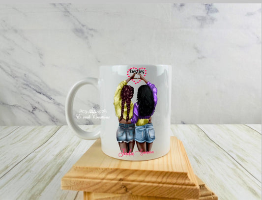 Besties Personalized Mug
