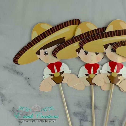 Charrito Centerpieces Sticks