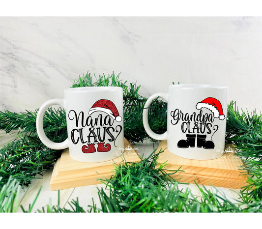 Nana & Grandpa Claus Mug