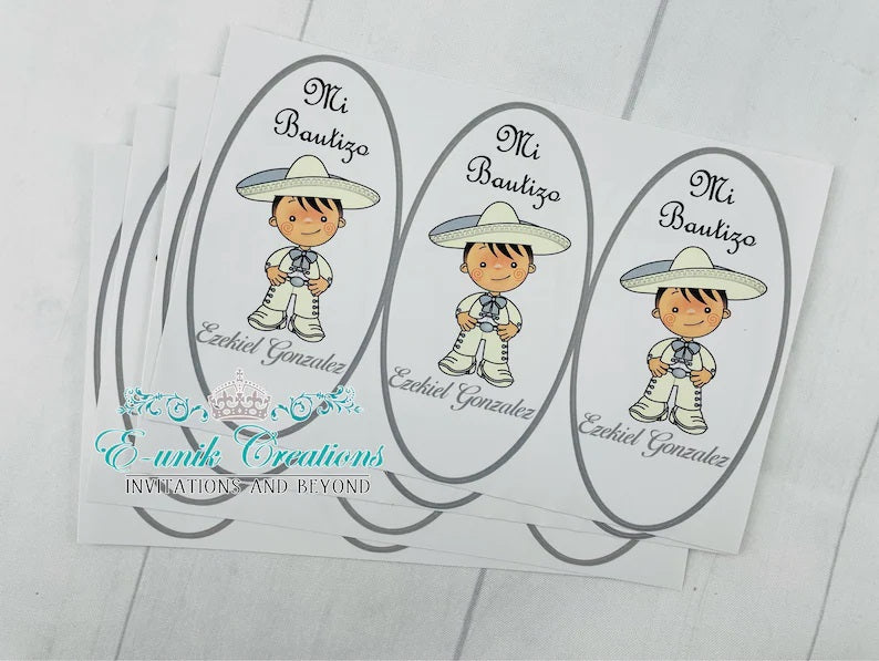 Oval Candle Stickers