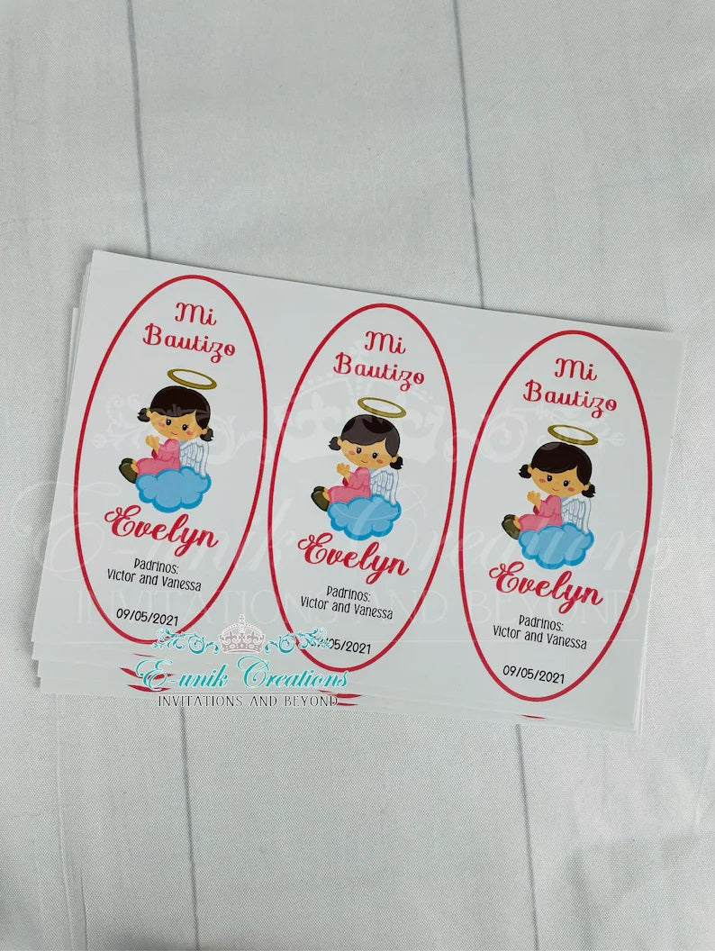 Oval Candle Stickers