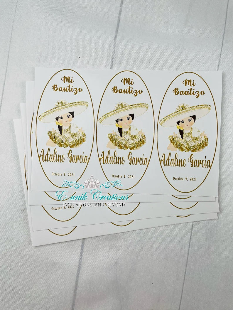Oval Candle Stickers