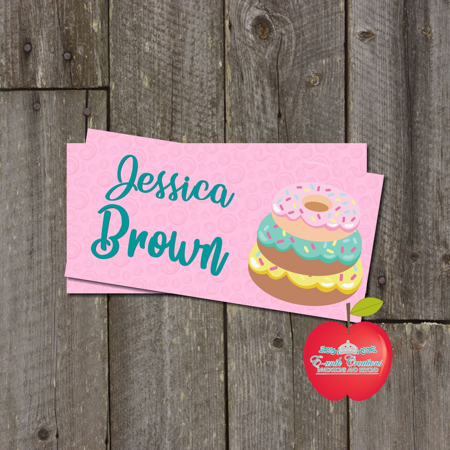 Donuts School Supplies Labels