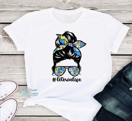 Loteria Messy Bun T-shirt