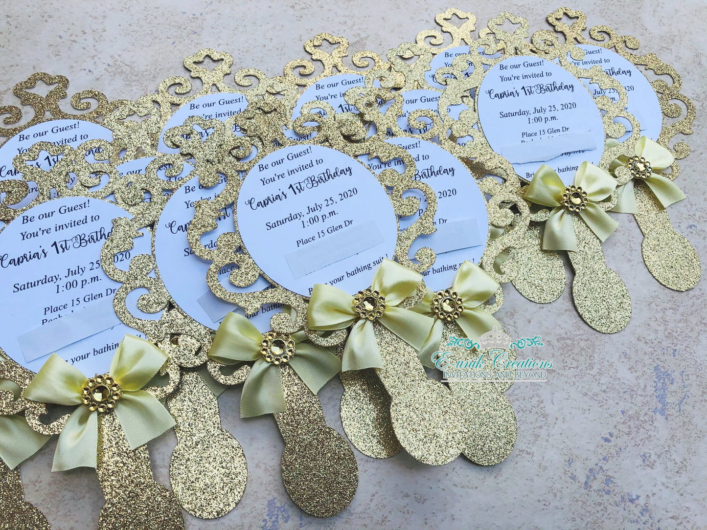 Princess Mirror Invitation Cut File