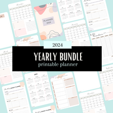 Load image into Gallery viewer, 2024 Aesthetic Printable Planner

