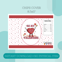 Load image into Gallery viewer, Retro Valentine Printable Kit

