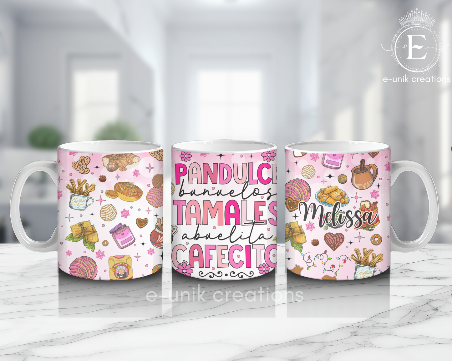 Mexican Pan Dulce Personalized Mug. 11oz