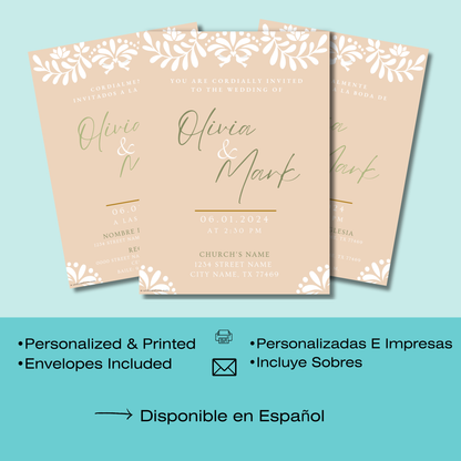 Cielito Lindo Talavera Wedding Invitation