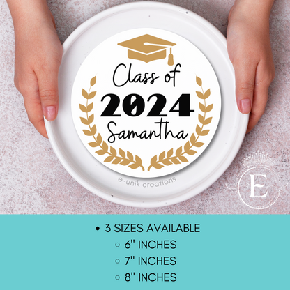 Graduation Charger Plate Inserts. 12pcs