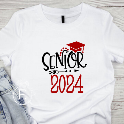 Camiseta de graduación, camiseta de la escuela secundaria, camiseta personalizada - camiseta de graduación unisex