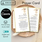 Gold Charro Editable Prayer Card