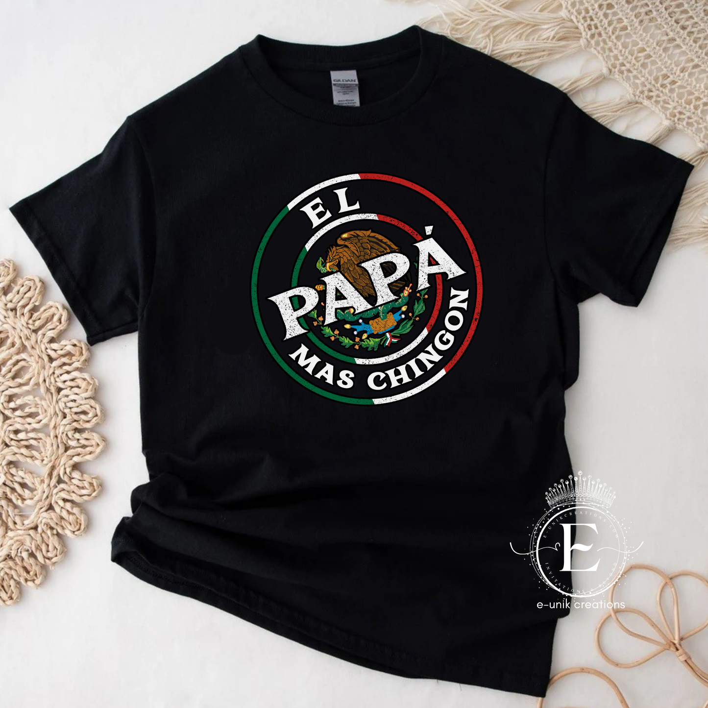 Camiseta El Más Chingon, Papá Chingon, Abuelo Chingon, Tío Chingon, Padrino Chingon