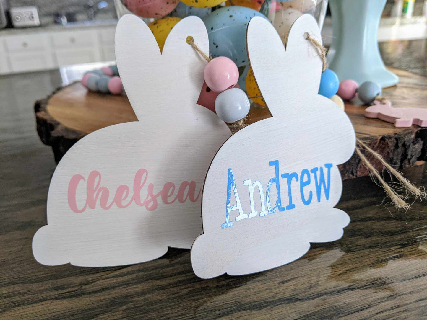 Personalized Easter Bunny Basket Tag