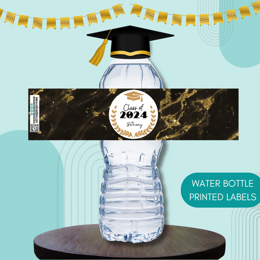 Graduation Water Bottle Labels
