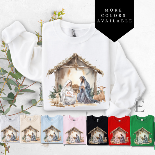 Christmas Nativity Sweatshirt