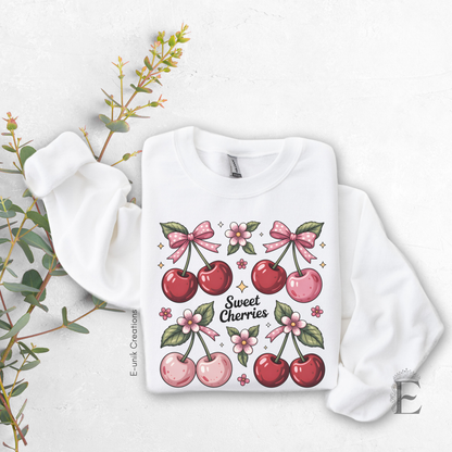 Coquette Cherry Sweatshirt