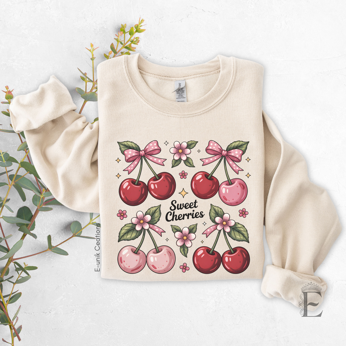Coquette Cherry Sweatshirt