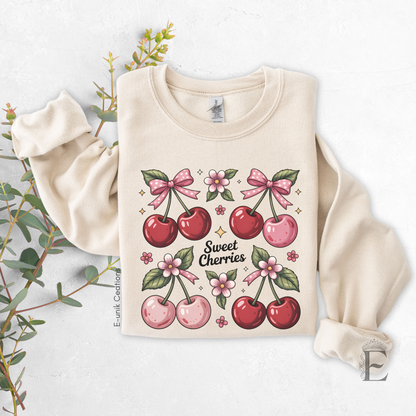 Coquette Cherry Sweatshirt