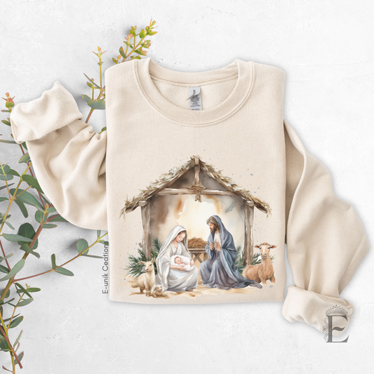 Christmas Nativity Sweatshirt